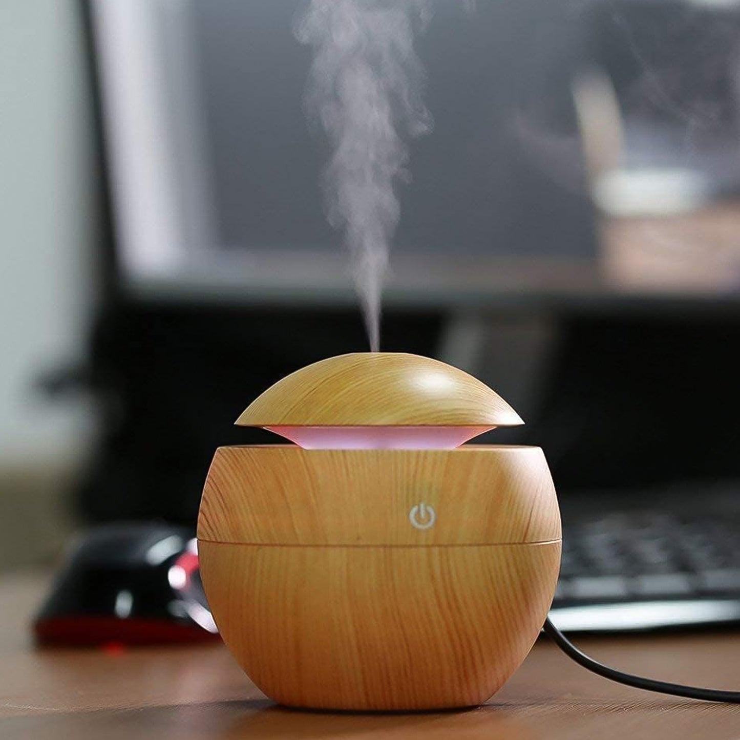 Ultrasonic Aromatherapy Humidifier Usb Desktop (130 Ml  1 Pc) - Happy Price - Image 7