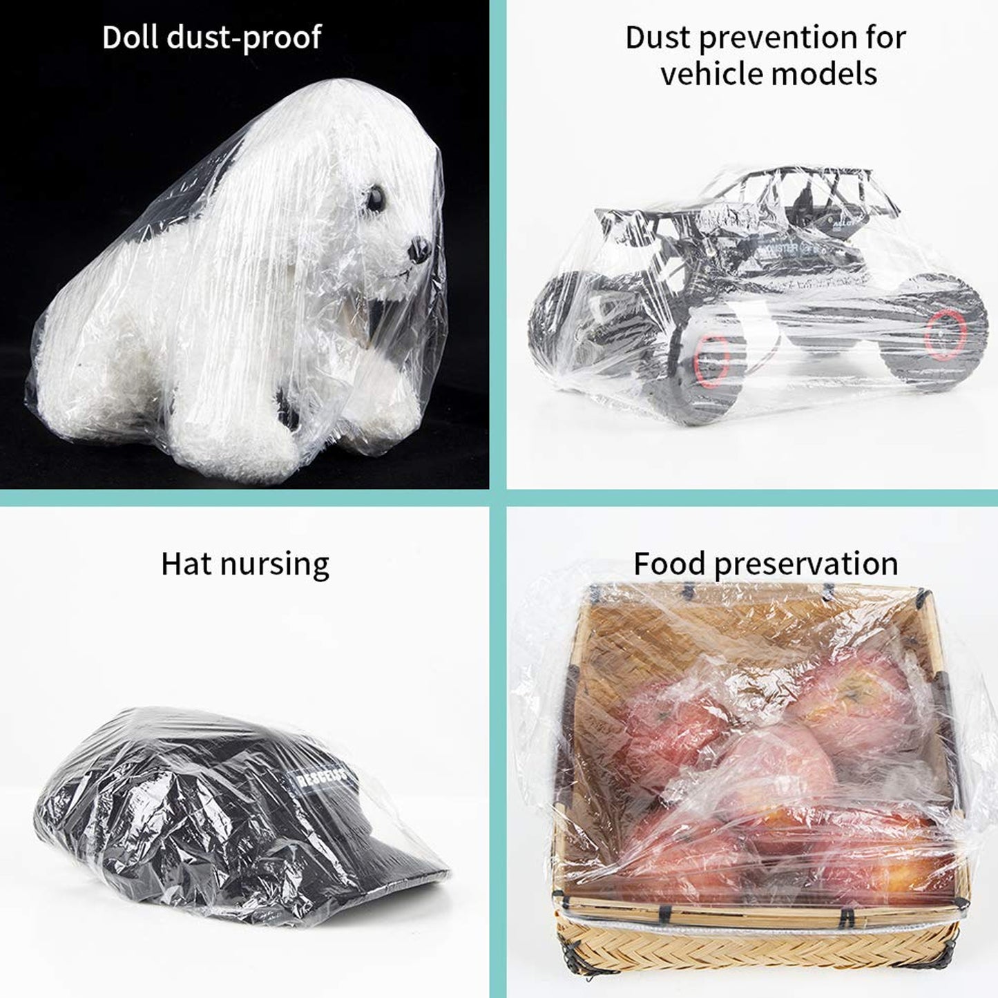 Disposable Shower Caps For Women Larger Thicker Waterproof And Individually Wrapped Plastic Elastic Hair Bath Caps For Hotel And Spa Hair Salon Home Use Portable Travel (1pc  10 Pc) - Happy Price - Image 4