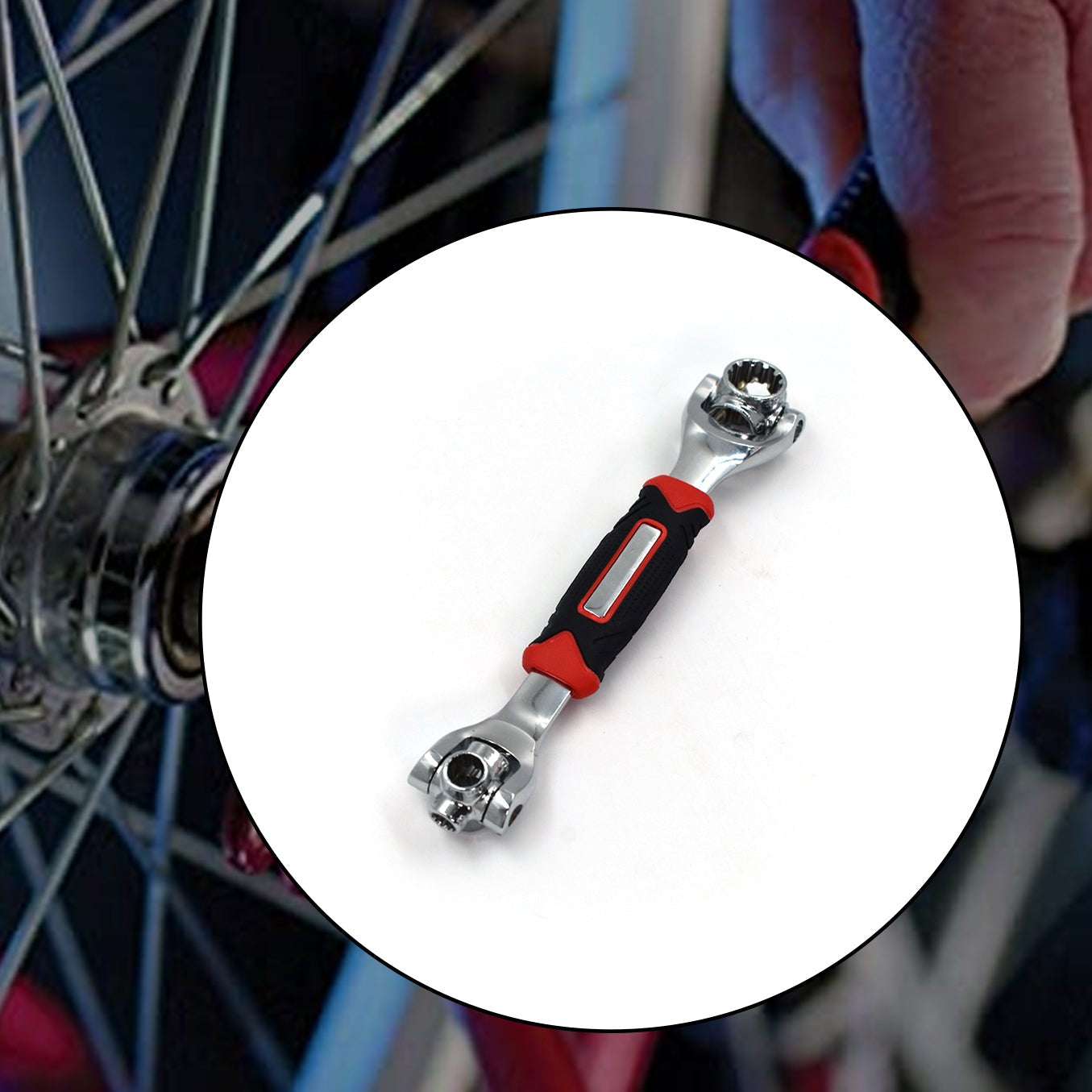 48 In 1 Socket Point Universal Car Repair 360 Degree Fixed Square Hex Torx Hand Tool Wrench - Happy Price - Image 1