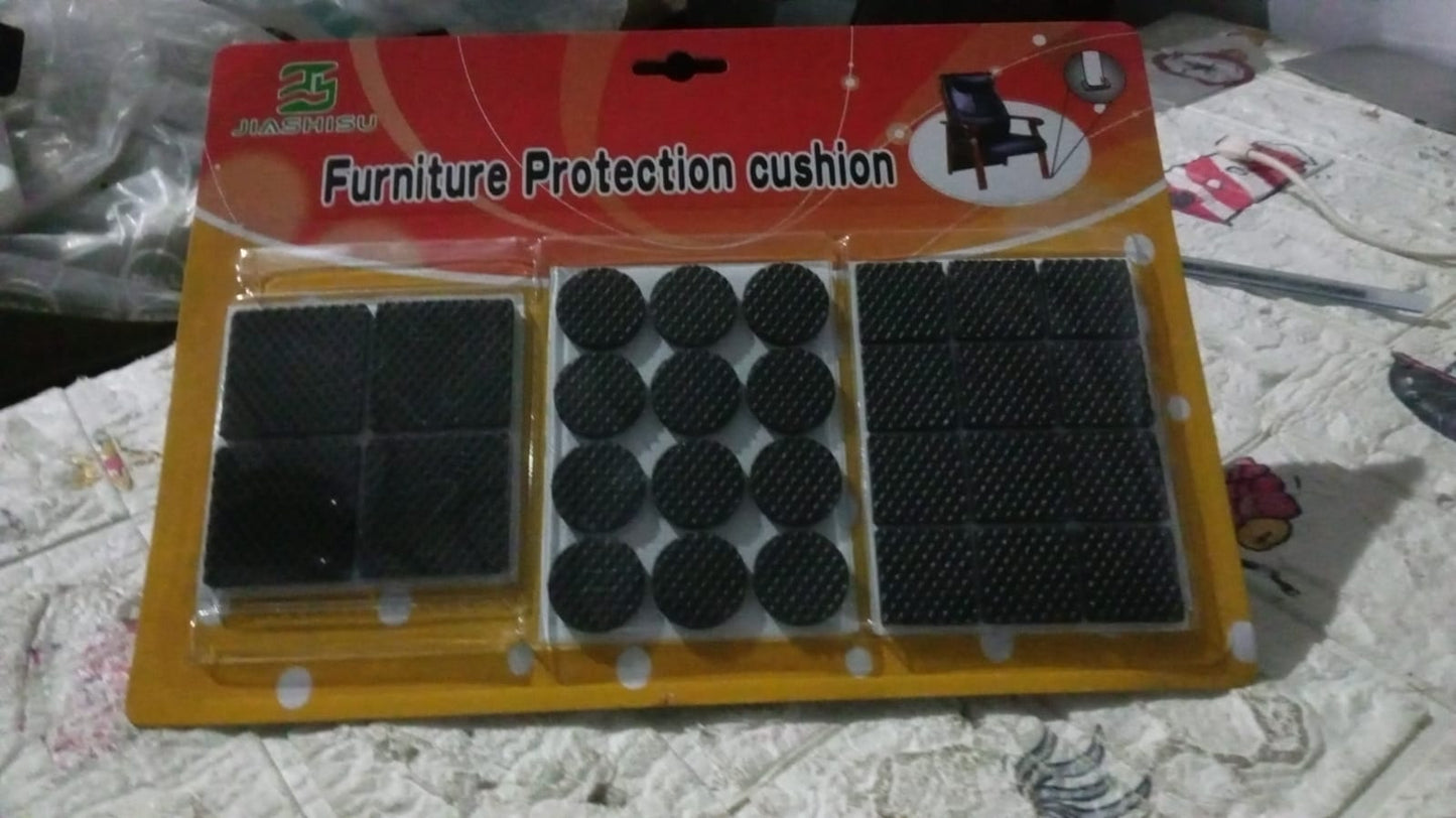 28 Pc Rubber Furniture Pads Self Sticking Non Slip Furniture Noise Insulation Pads - Happy Price - Image 7