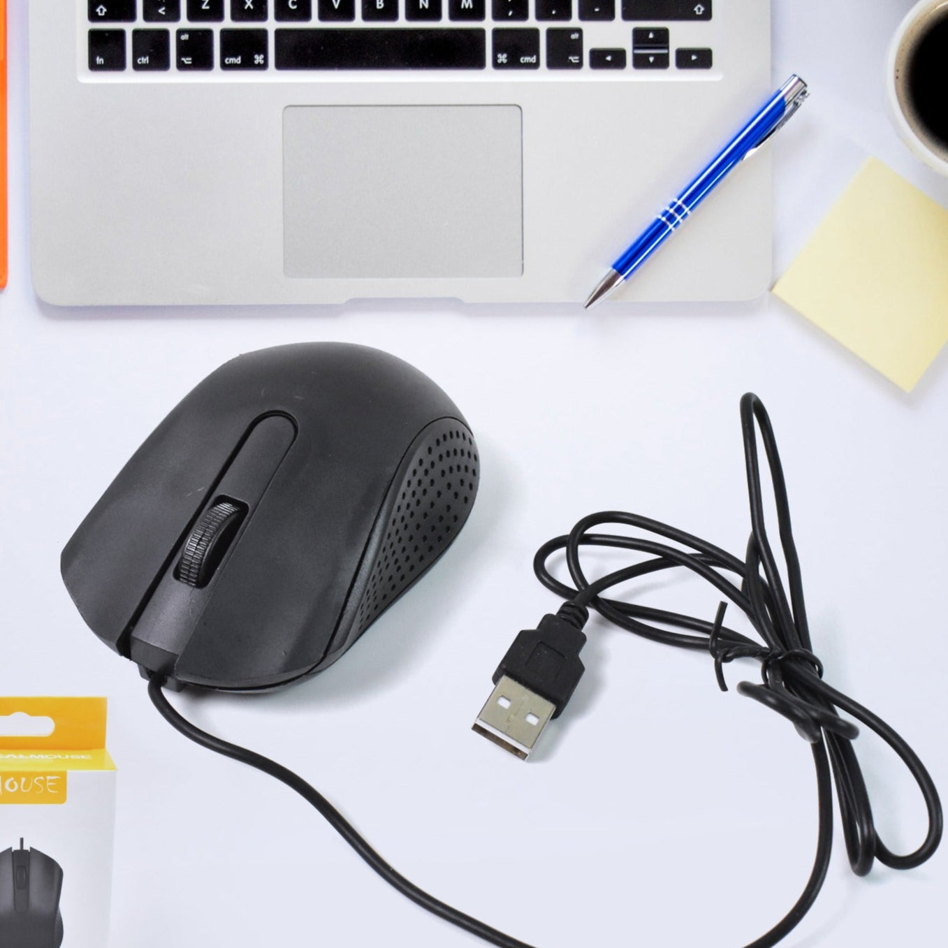 Computer  Laptop Wired Optical Mouse M-022 (1 Pc) - Happy Price - Image 1