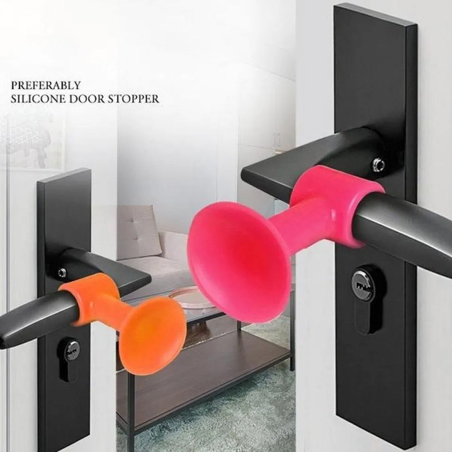 Door Stopper Mini Anti-collision Silicone Door Handle Crash Pad - Happy Price - Image 5