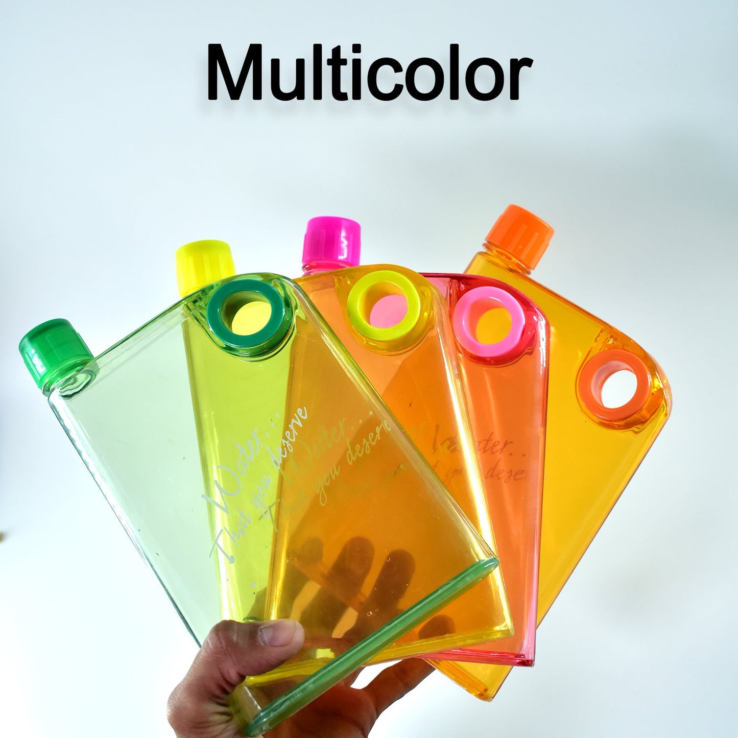 Notebook Style Slim Water Bottle (380 Ml Multicolor) - Happy Price - Image 6