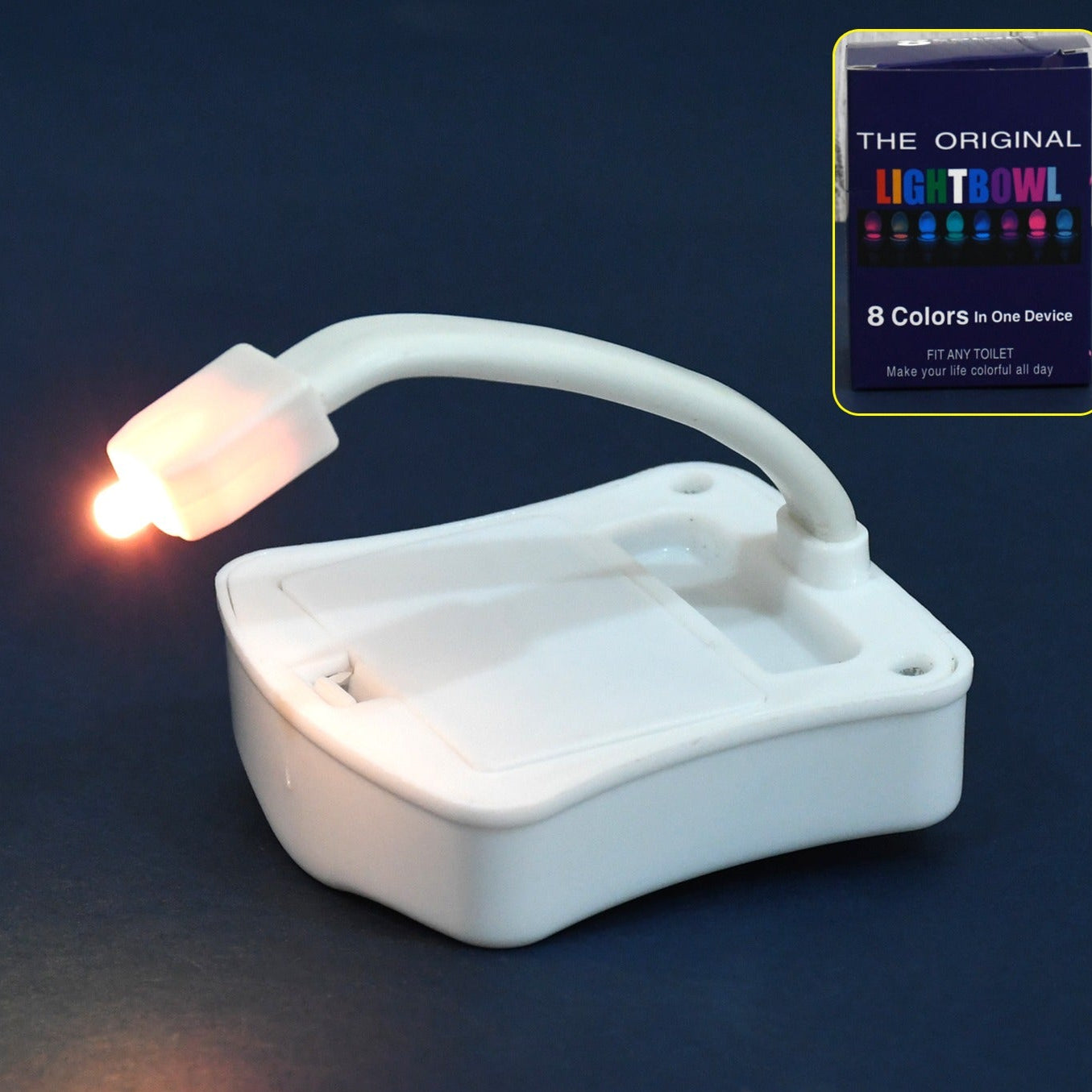 Toilet Light Led Toilet Bowl Light Toilet Cover Lamp (1 Pc  Battery Not Included) - Happy Price - Image 1