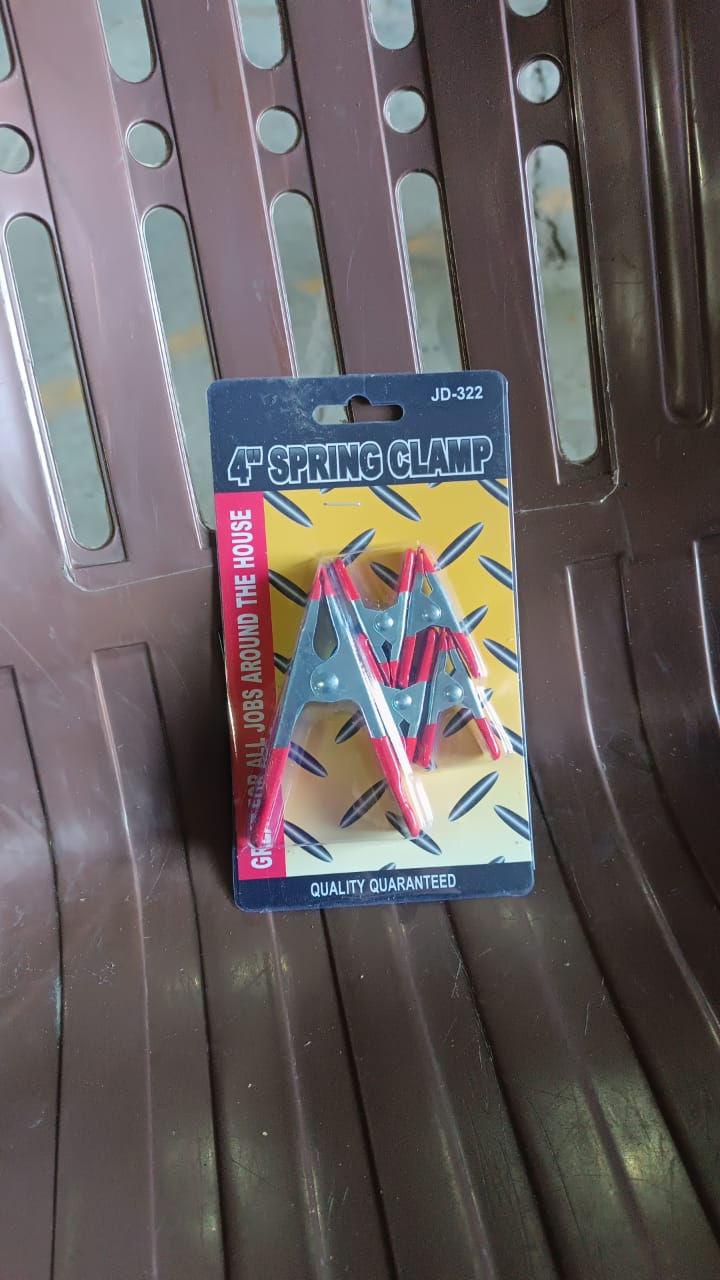 Metal Spring Clamps Heavy Duty Spring Metal Clips Clamp  (5 Pcs Set) - Happy Price - Image 7