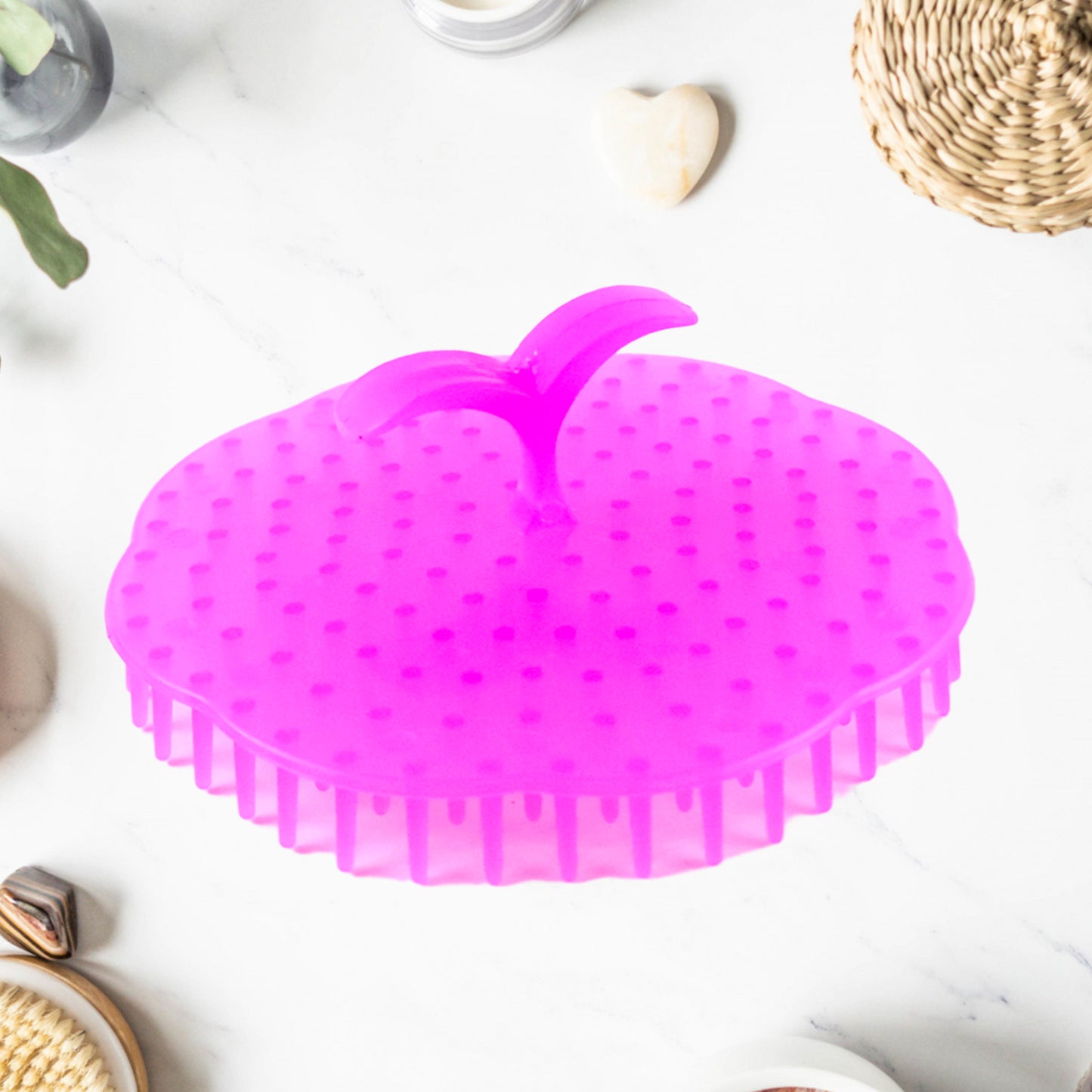 Ergonomic Plastic Scalp Massager Shampoo Brush (1 Pc) - Happy Price - Image 2
