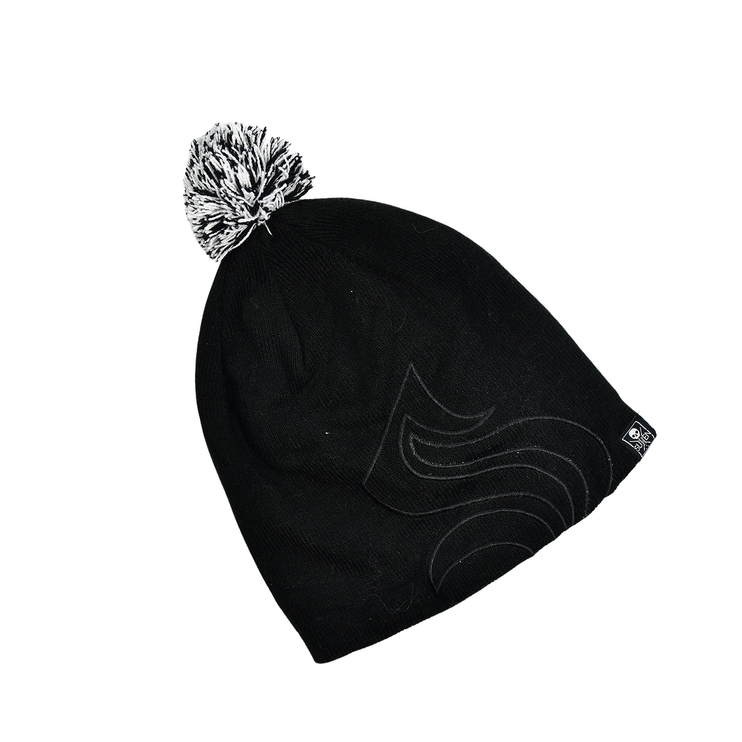Mens And Womens Skull Slouchy Winter Woolen Knitted Black Inside Fur Beanie Cap. - Happy Price - Image 5