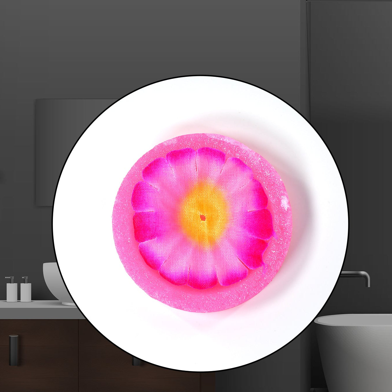 World Air Freshener Flowers Block For Bathroom And Toilet - Happy Price - Image 1