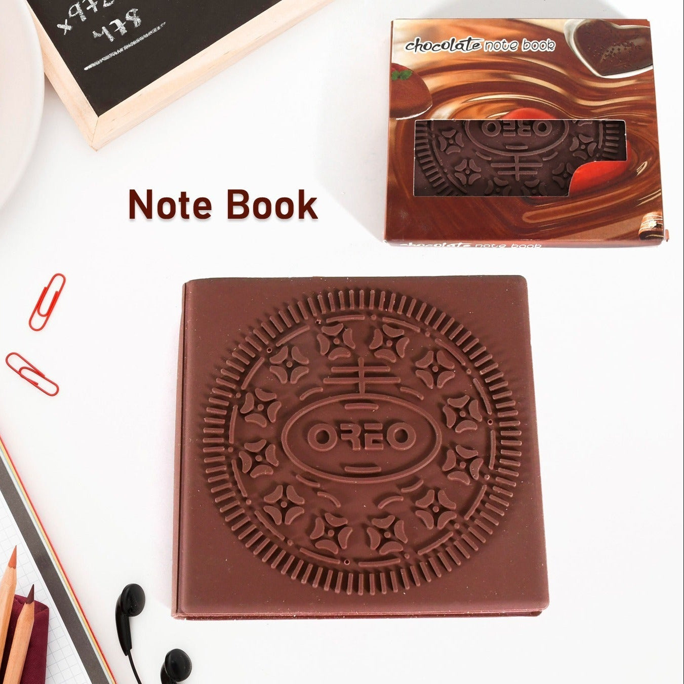 Chocolate Diarynotebooks Original Chocolate Smell Writing Practice Book Early Learning Copybook Premium Chocolate Book (1pc  Book  80 Pages) - Happy Price - Image 1