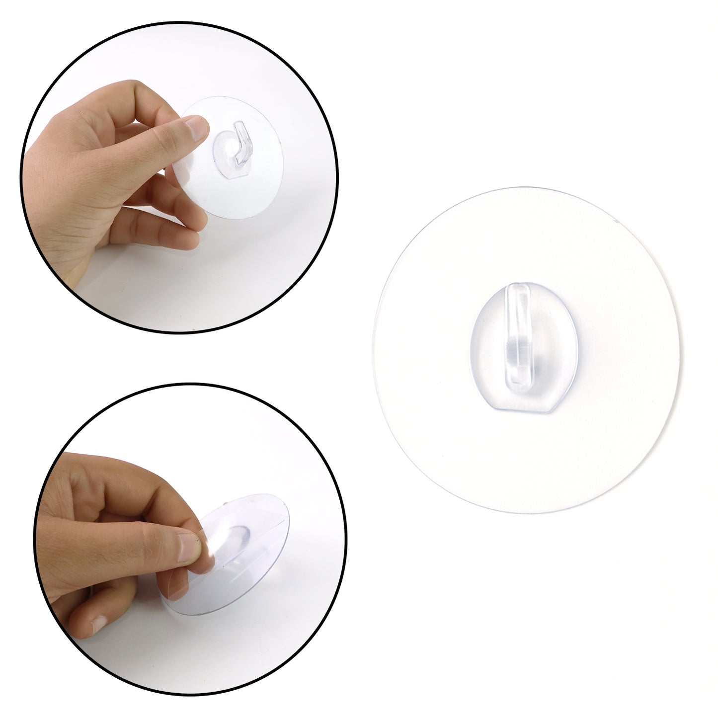 Transparent Wall-mount Adhesive Hook With Strong Grip (1 Pc) - Happy Price - Image 7