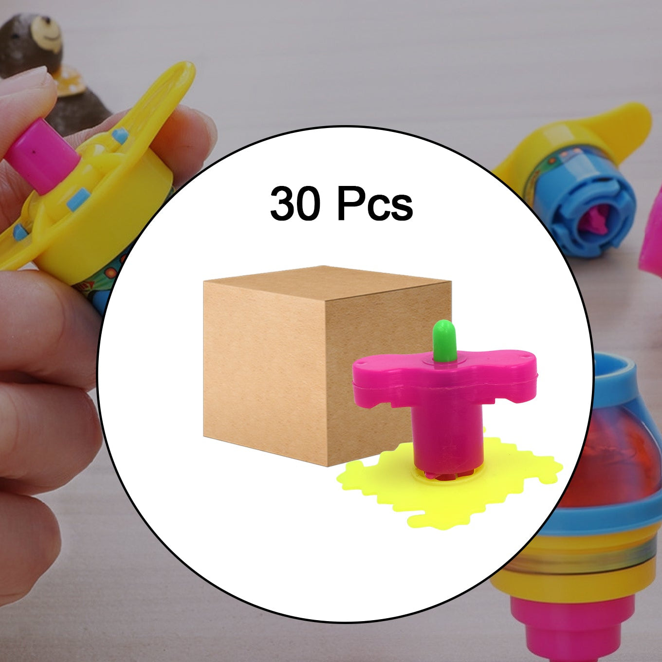 Toy Spinner Launcher For Kids (30pc) - Happy Price - Image 1