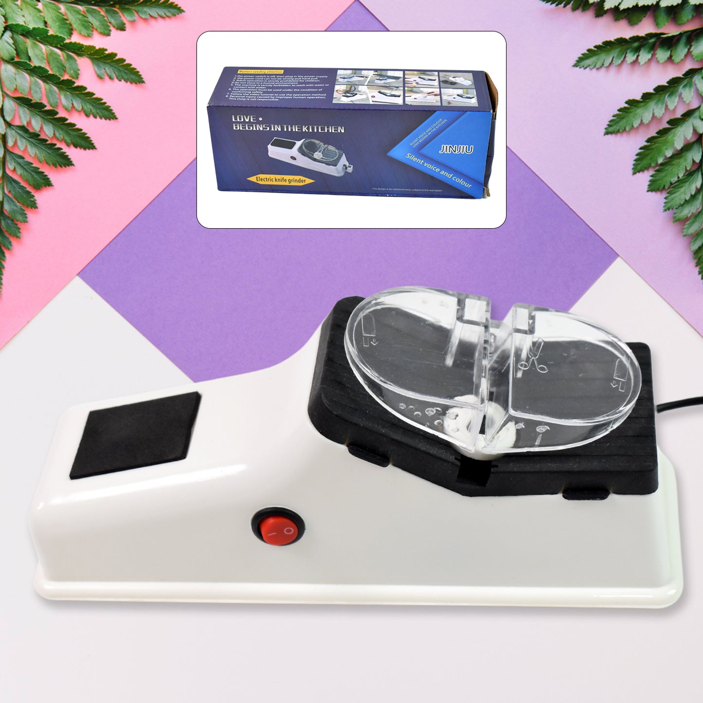 Electric Knives Sharpener Usb Powered Multi-function (1 Pc) - Happy Price - Image 2