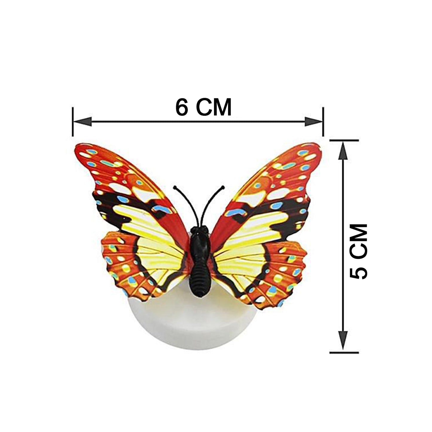The Butterfly 3d Night Lamp Comes With 3d Illusion Design Suitable For Drawing Room Lobby. - Happy Price - Image 3