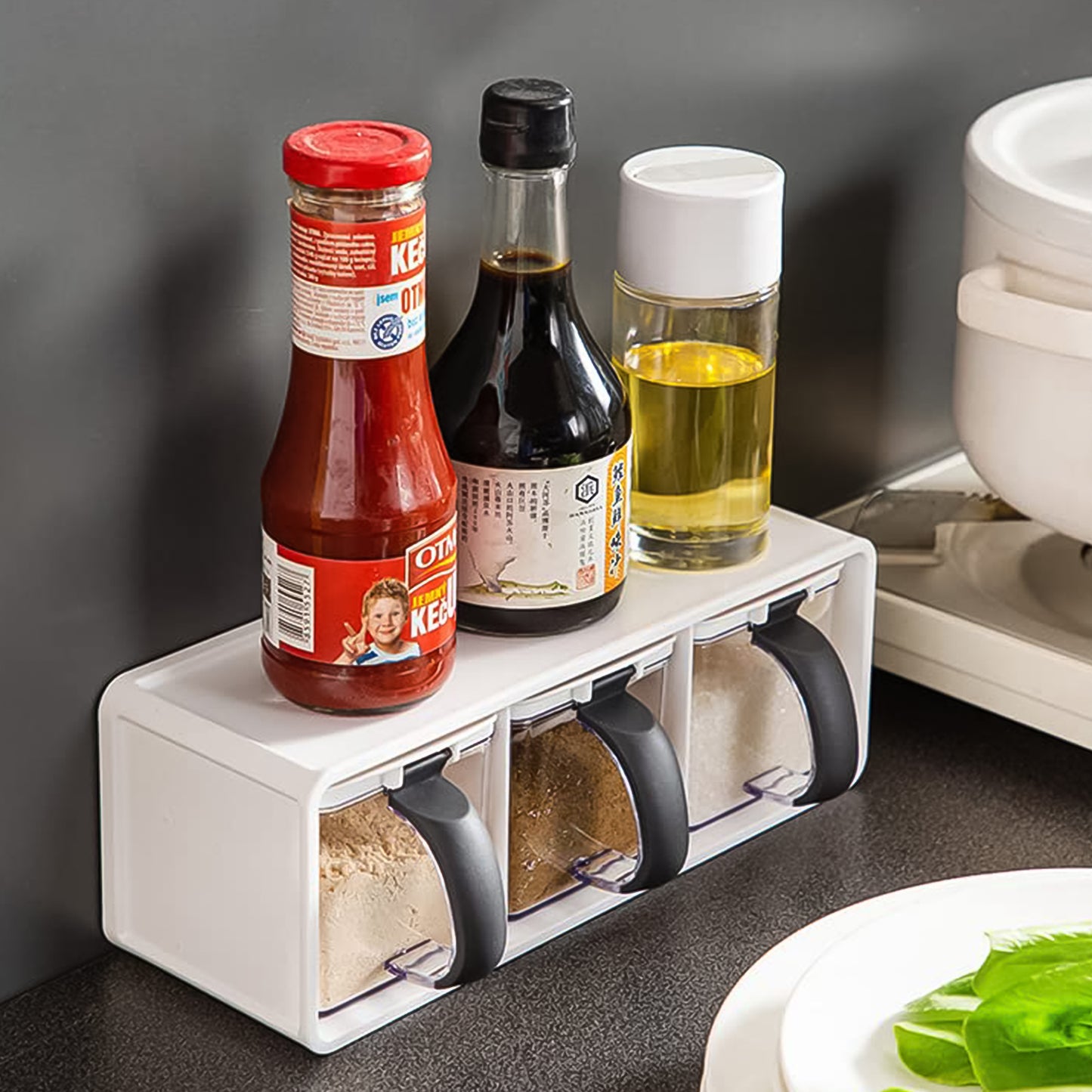 Grinss Modular Spice Storage Box Set (3 Pc) - Happy Price - Image 6