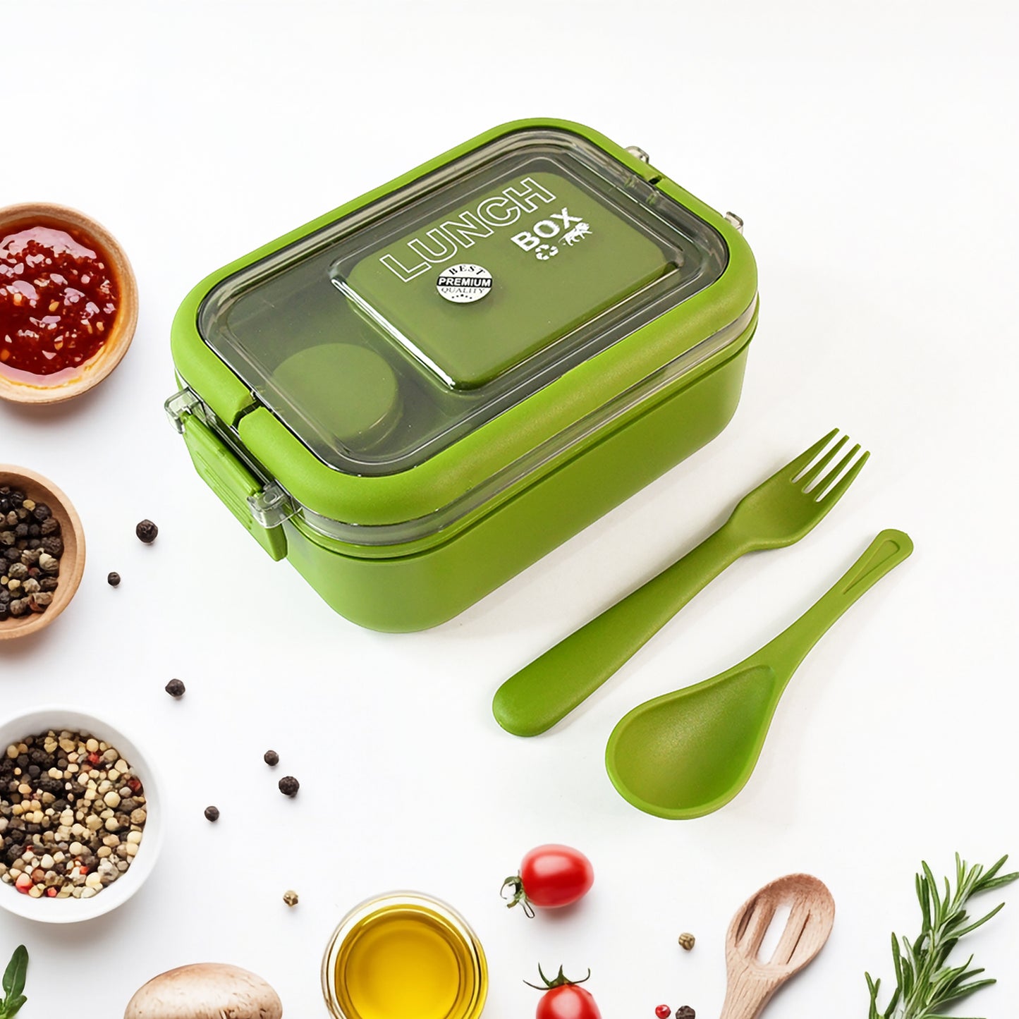 Magic Lunch Box With Leakproof Compartments (1 Pc) - Happy Price - Image 3