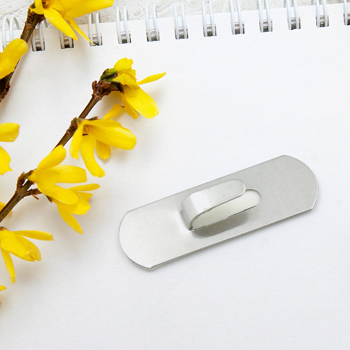 Multipurpose Stainless Steel Wall Hanging Hook 12 Pc Self Adhesive Stainless Steel Heavy Duty Wall Hooks For Hanging Clothes Calender Bathroom Tiles Kitchen Key Hange (18 Pc Set) - Happy Price - Image 5