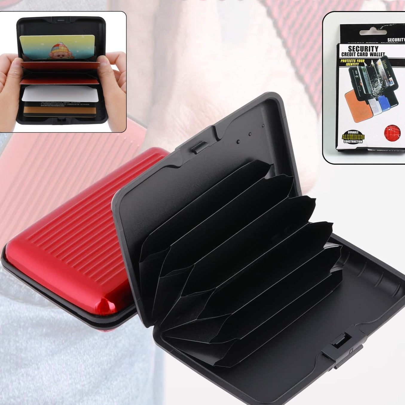 Plastic Cardholder Waterproof Card Case (1 Pc) - Happy Price - Image 1