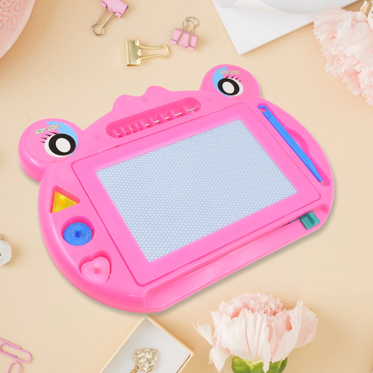 Frog Design Magic Sketch Slate Pad  Board (1 Pc  28  20 Cm) - Happy Price - Image 3