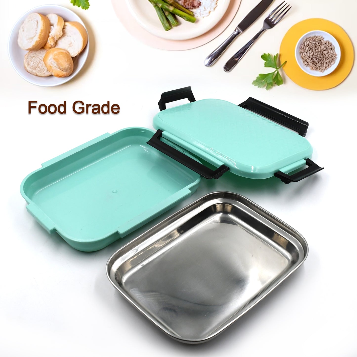 Lunch Box Food Containers For School Vivid Insulated Lunch Bag Keep Fresh Delicate Leak-proof Anti-scalding Bpa-free Perfect For A Filling Lunch Outdoor - Happy Price - Image 4