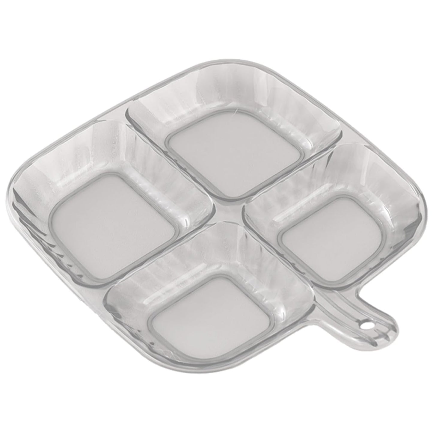 Plastic Kitchen Trays For Serving (4 Compartment  1 Pc) - Happy Price - Image 4