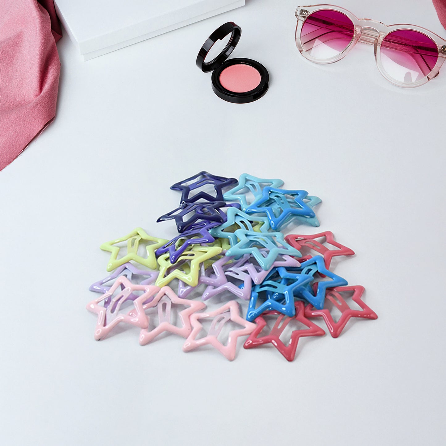 Metal Hair Clip Set For Girls (30 Pc) - Happy Price - Image 4