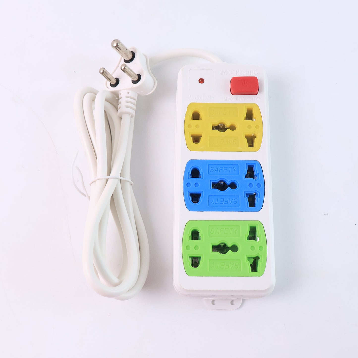 Compact 3-socket Universal Extension Board (1 Pc) - Happy Price - Image 2