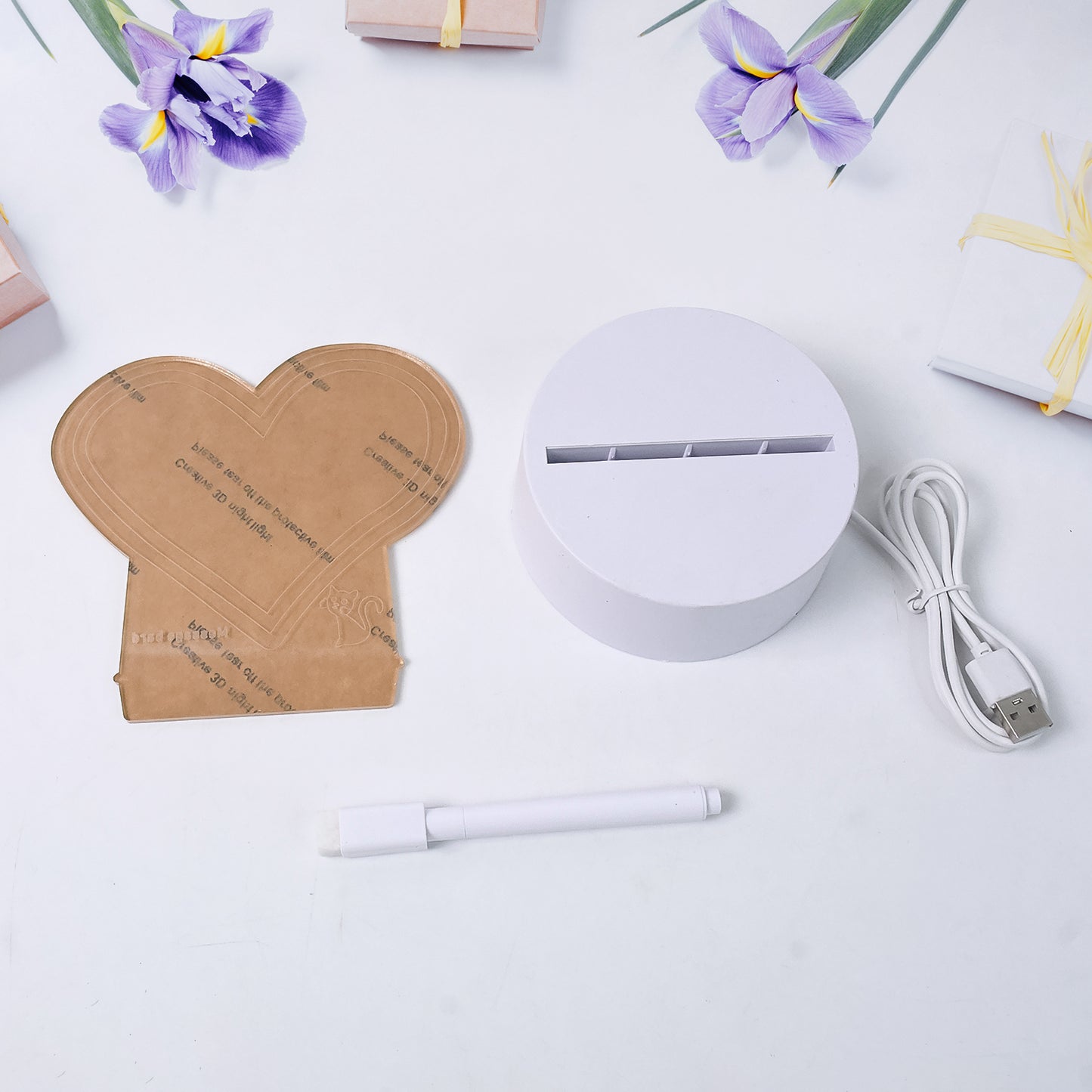 Creative Visualization Lamp 3d Acrylic Decorative Lamp With Pen - Happy Price - Image 4