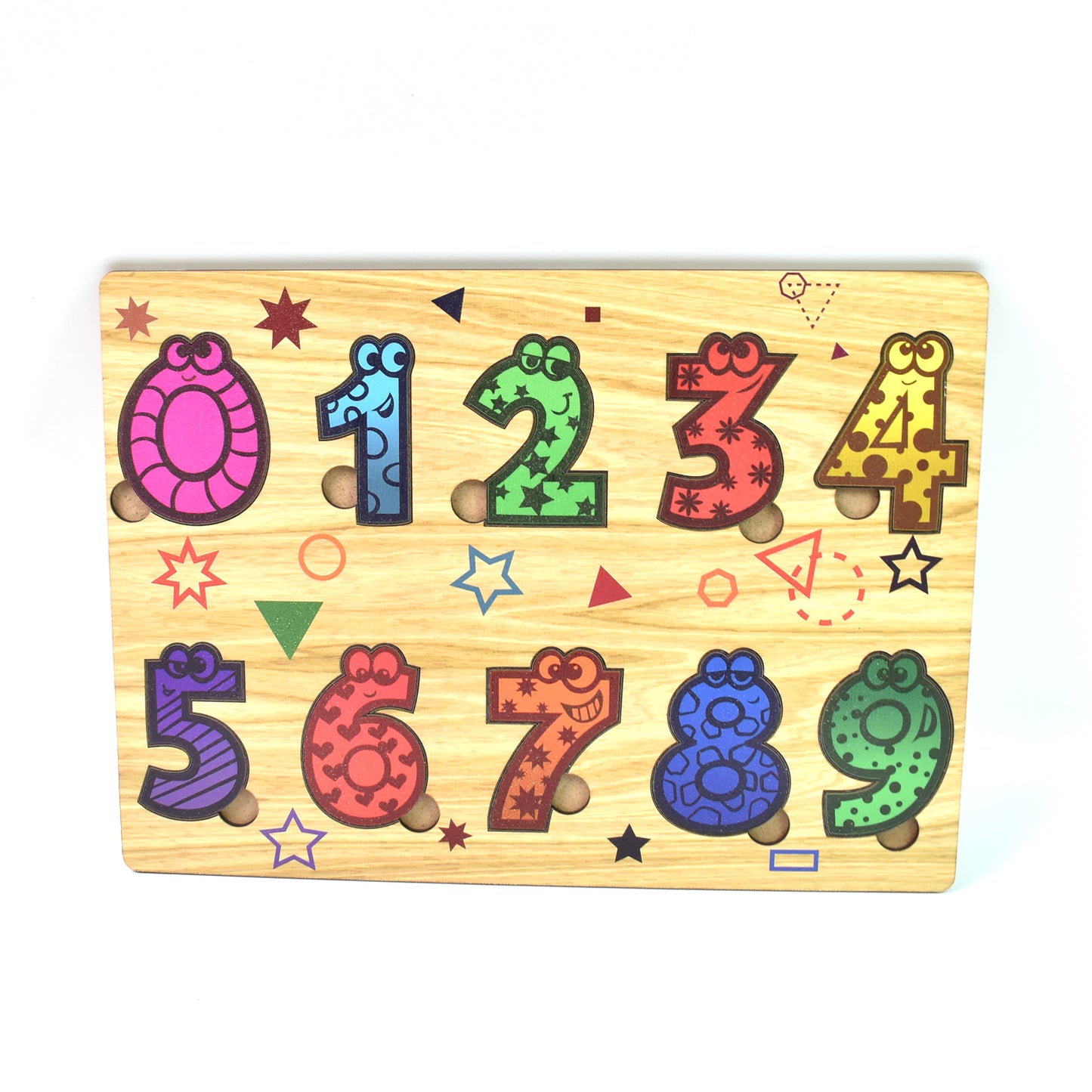 Wooden Number Puzzle Learning Educational Board (1 Set  2820 Cm) - Happy Price - Image 5