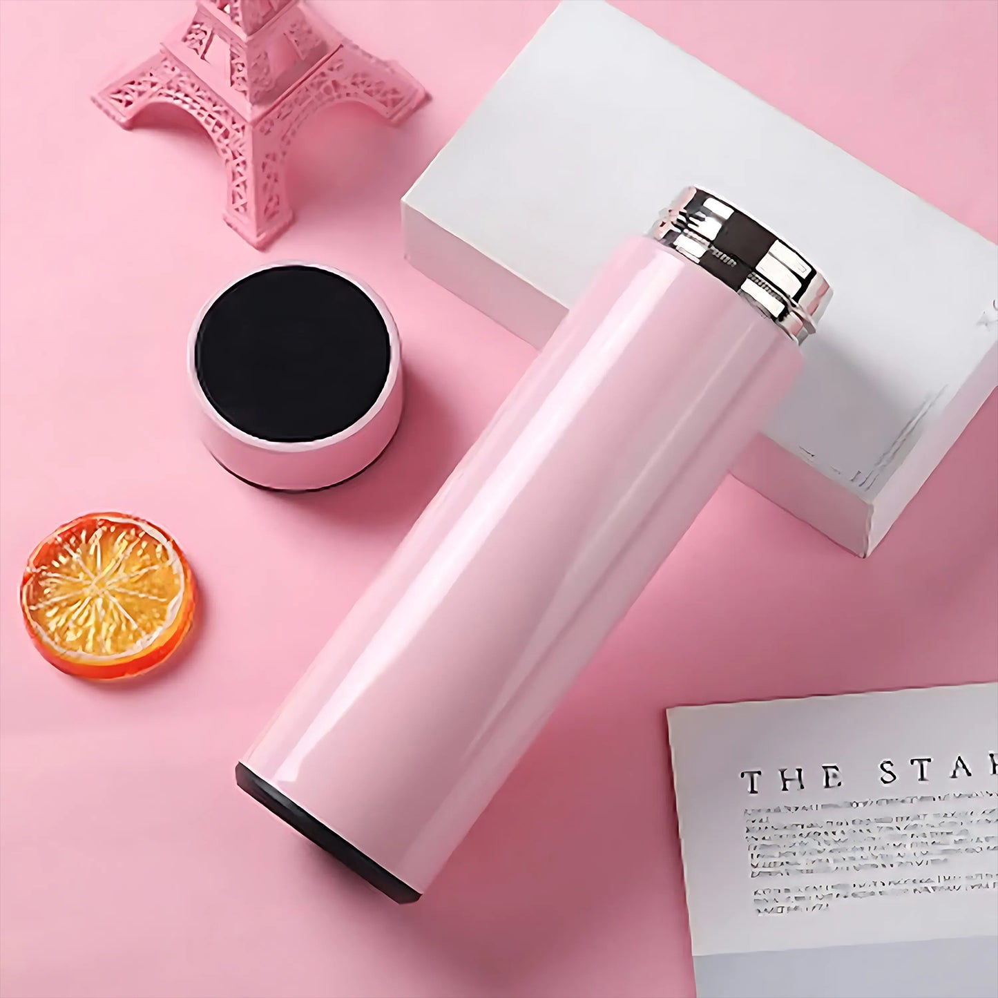 Pink Vacuum Insulated Water Bottle (1 Pc  500ml) - Happy Price - Image 6
