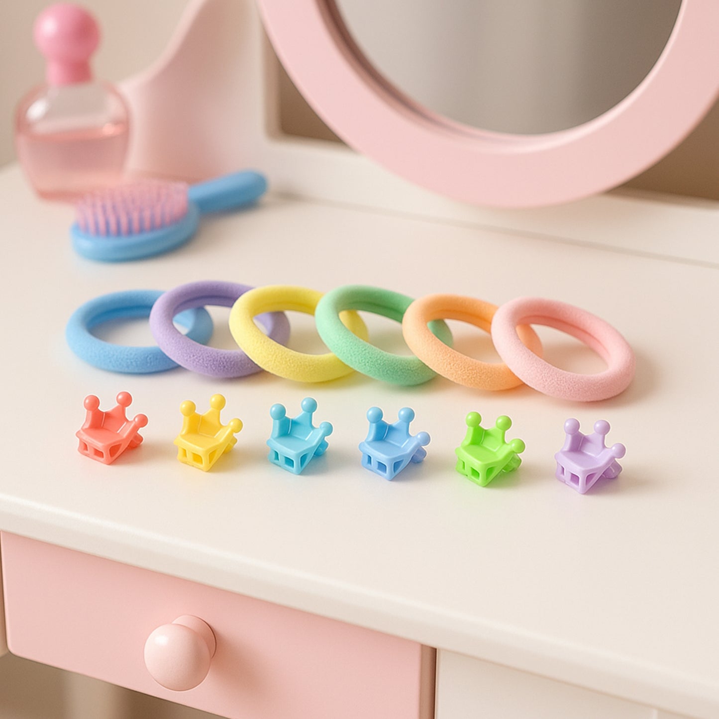 Hair Clip  Hairband Accessories Set For Girls (12 Pc) - Happy Price - Image 2