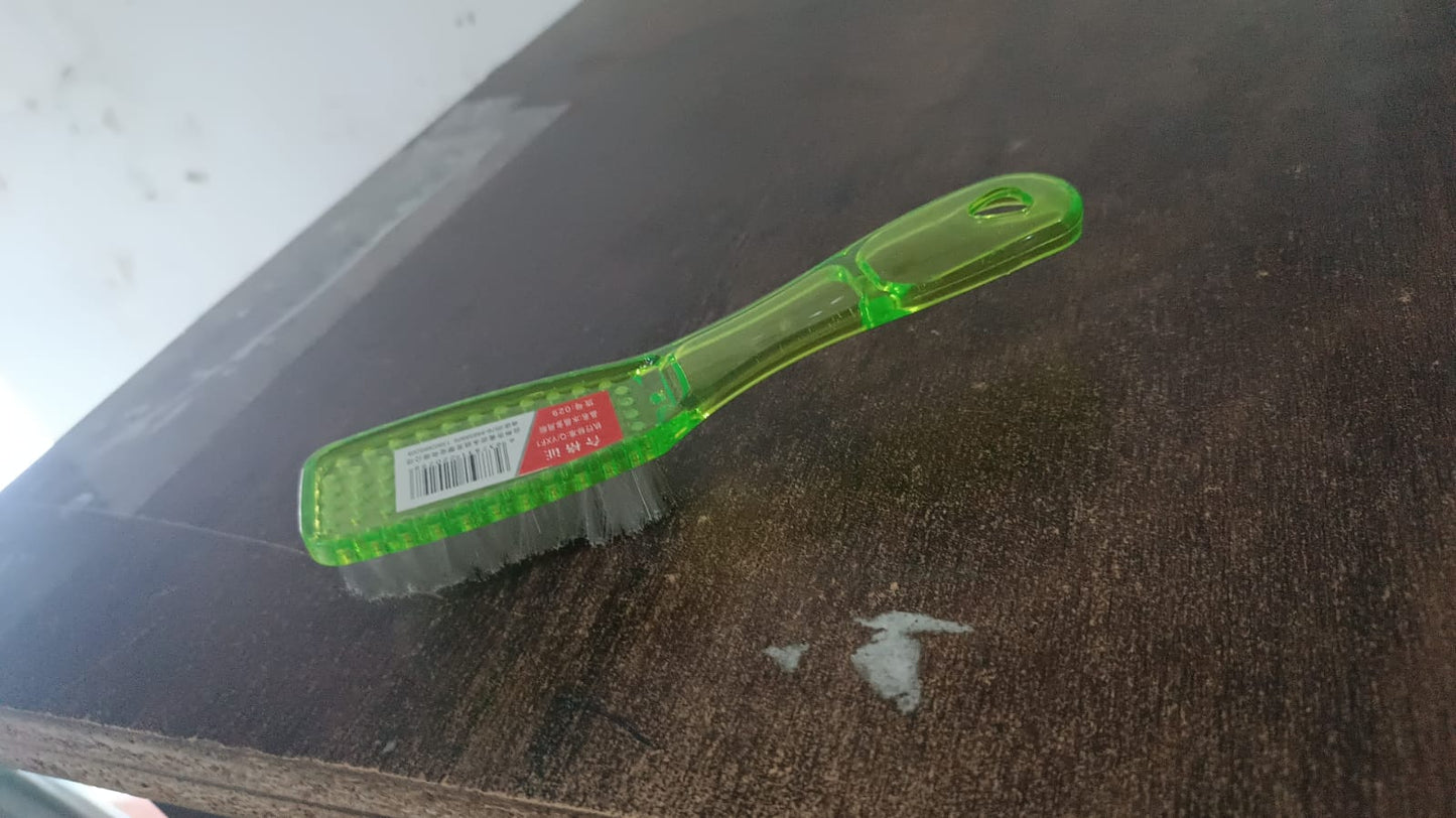 Plastic Handle Shoes Clothes Scrubbing Brush (1 Pc  Mix Color  19 Cm) - Happy Price - Image 7
