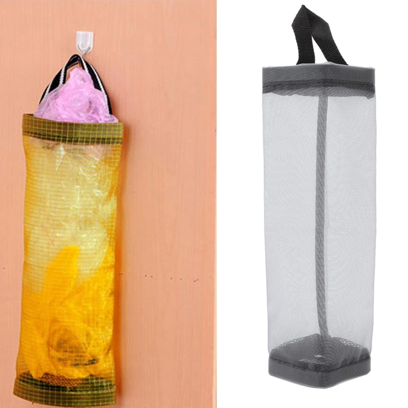 Hanging Waste Bag Holder Garbage Bag Storage Bag Widening Handle Hanging Sturdy For Store Garbage Bags Home Store Debris Kitchen Bedroom Largecapacity For Restaurant (1 Pc) - Happy Price - Image 1