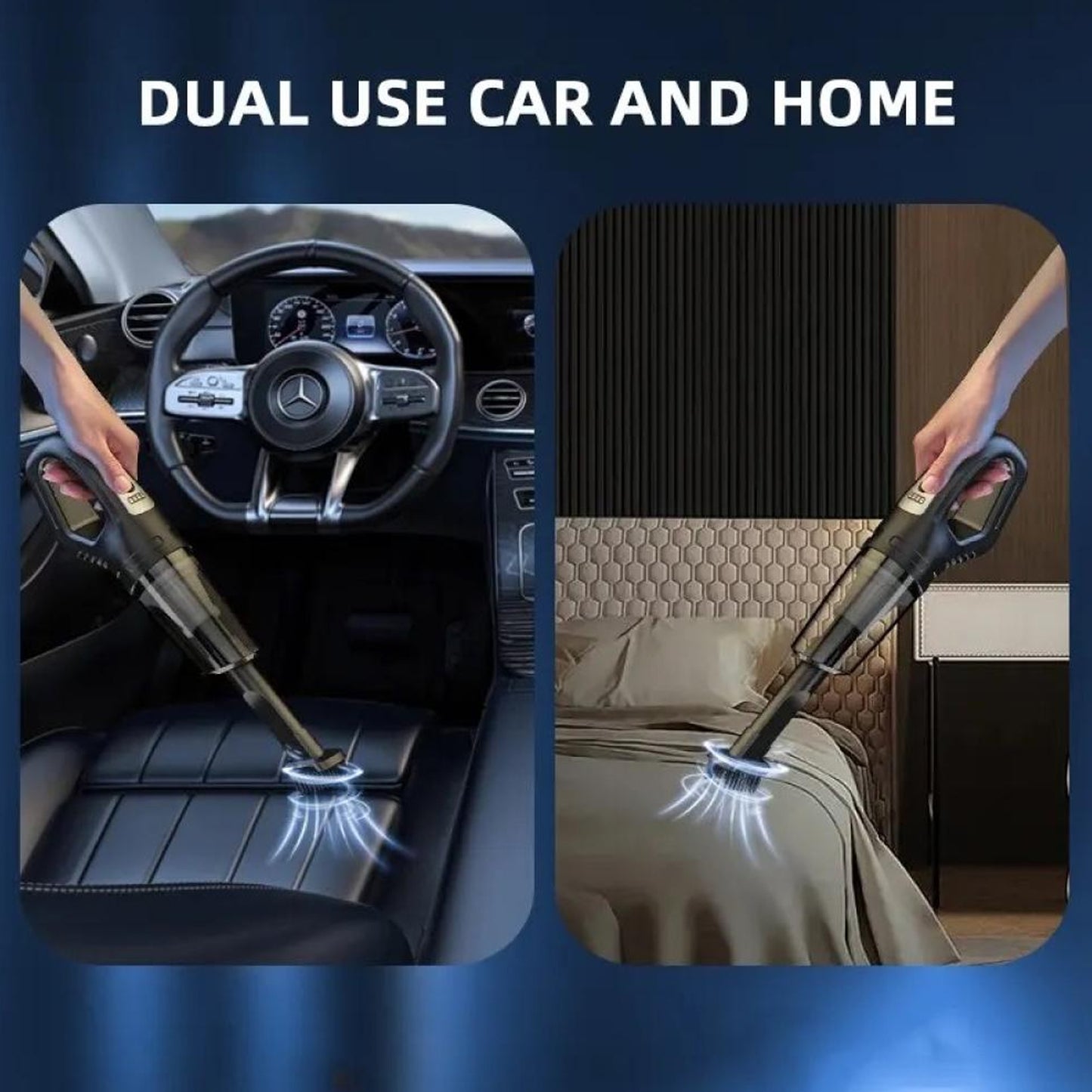 Wireless Handheld Car Vacuum Cleaner 2 In1 Dust Buster (1 Set) - Happy Price - Image 4