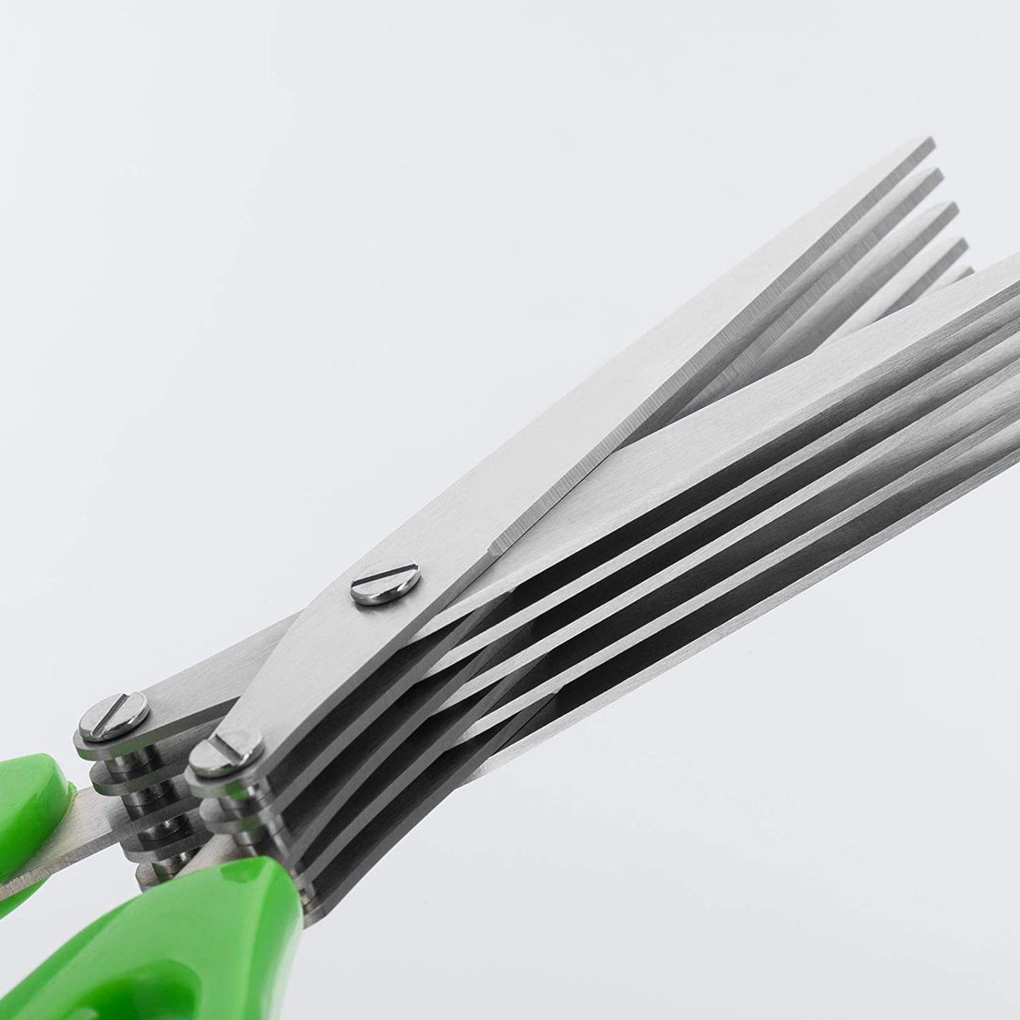 Multifunction Vegetable Stainless Steel Herbs Scissor With 5 Blades - Happy Price - Image 2