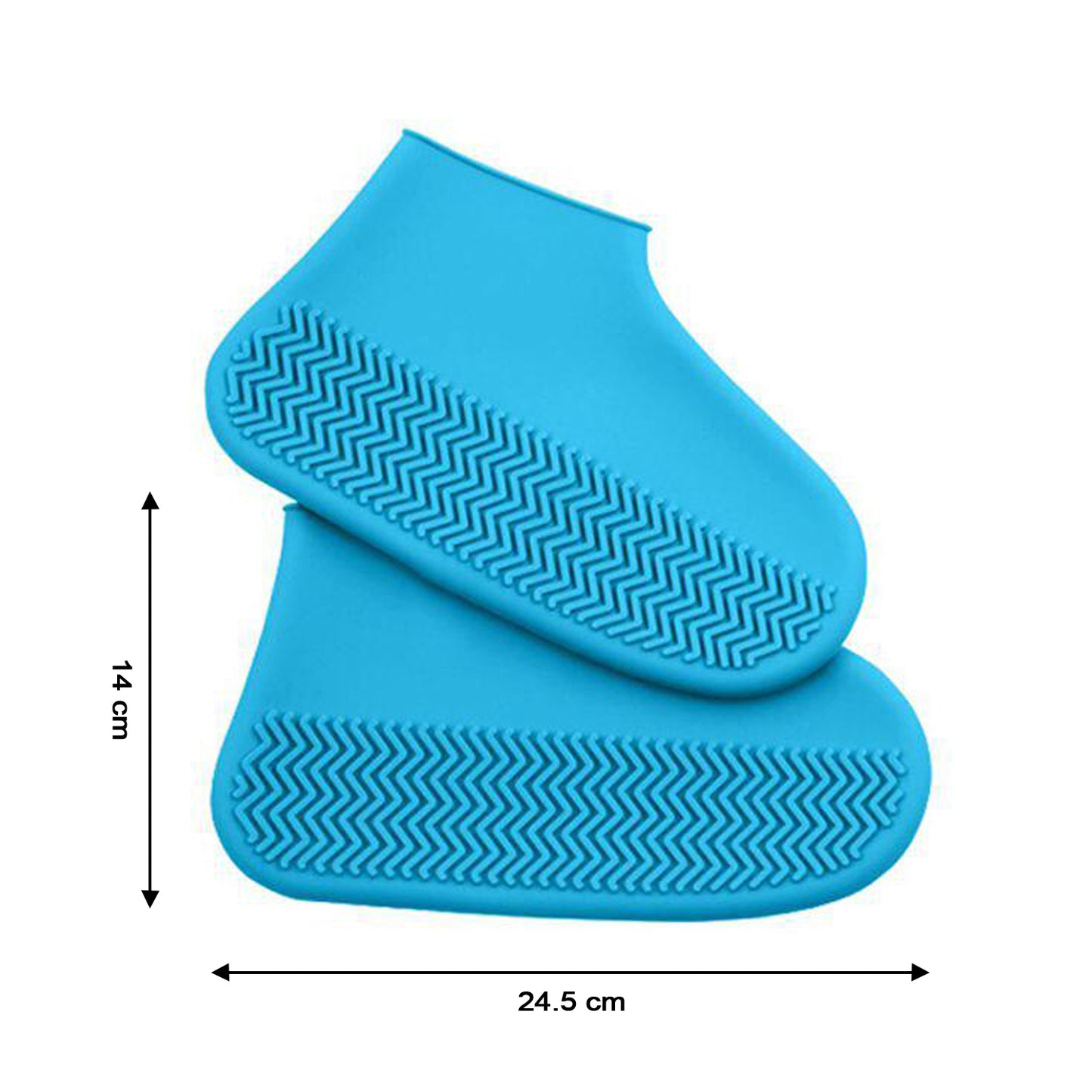 Non-slip Silicone Rain Reusable Anti Skid Waterproof Fordable Boot Shoe Cover - Happy Price - Image 4