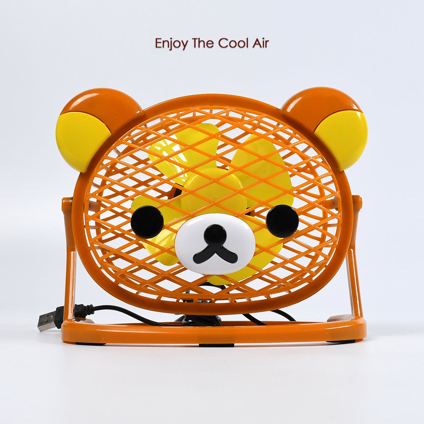 Teddy Bear Portable Fan Adjustable Usb Fan Suitable For Home  Office  Car  Multi Use Fan (Battery Not Include) - Happy Price - Image 4