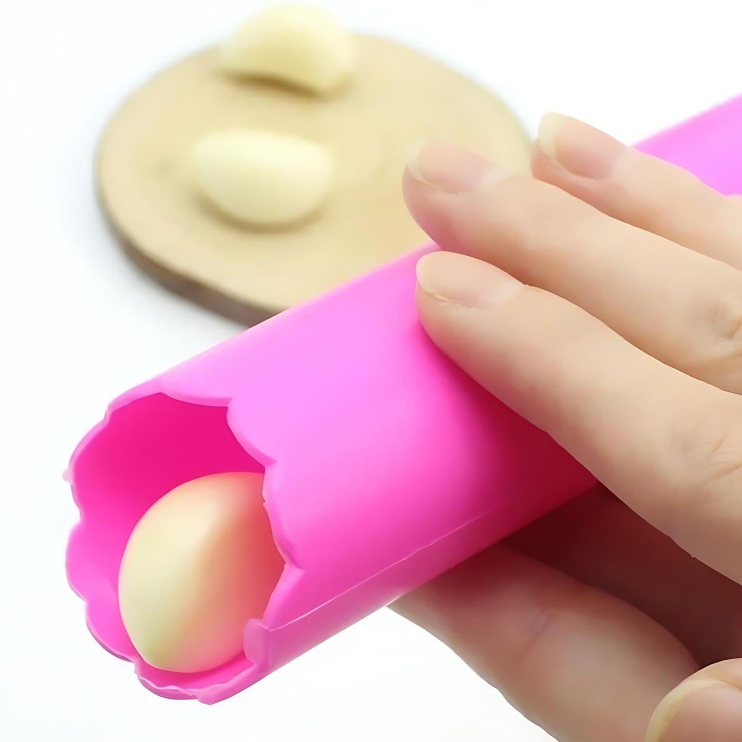 Silicone Garlic Peeler Tube Easy Hand Roller Peeling Tool (1 Pc) - Happy Price - Image 6