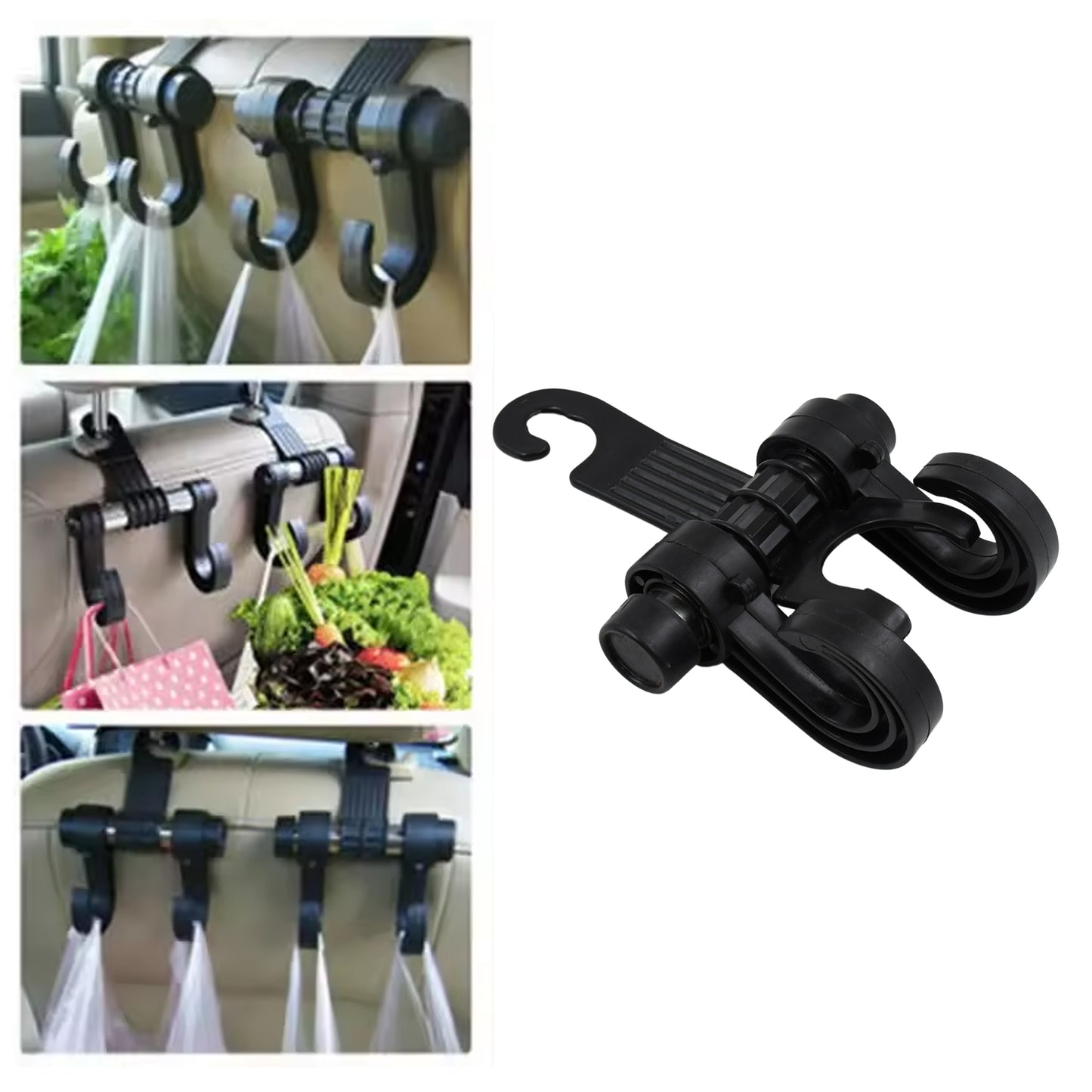 Car Hooks Vehicle Back Seat Hidden Headrest Hanger (1 Pc) - Happy Price - Image 5
