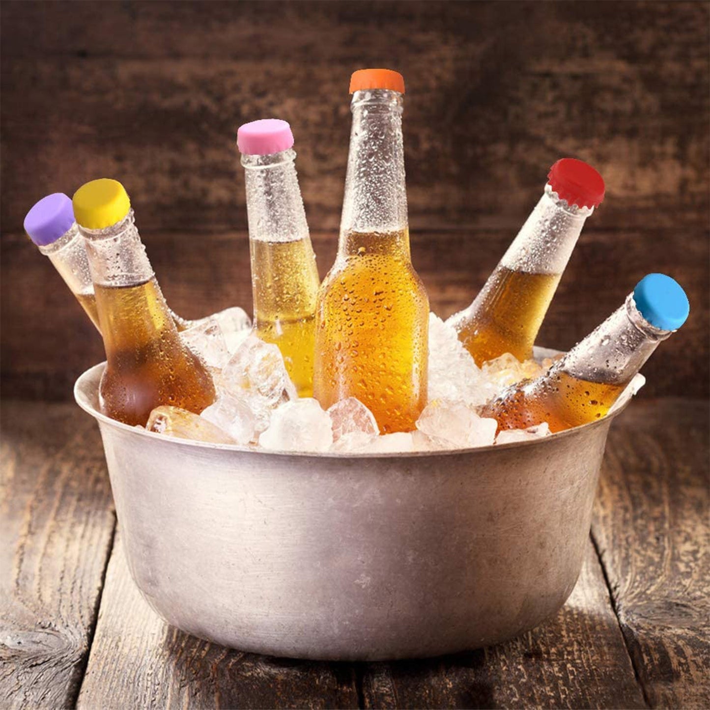 Beer Savers Caps 6pc Used In Soda And Cold-drink Bottles For Covering Bottle Mouth. - Happy Price - Image 3