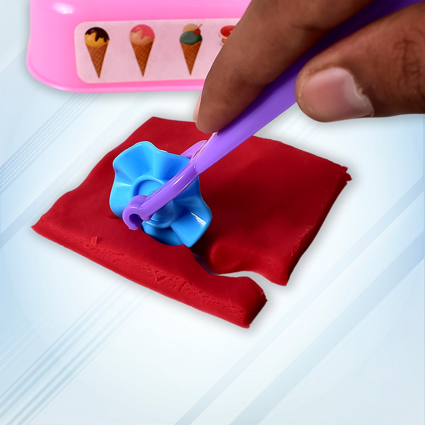 Scoop And Play Set Color Dough For Kids Play Toys Ice Cream Maker Machine (36 Pcs Set) - Happy Price - Image 4