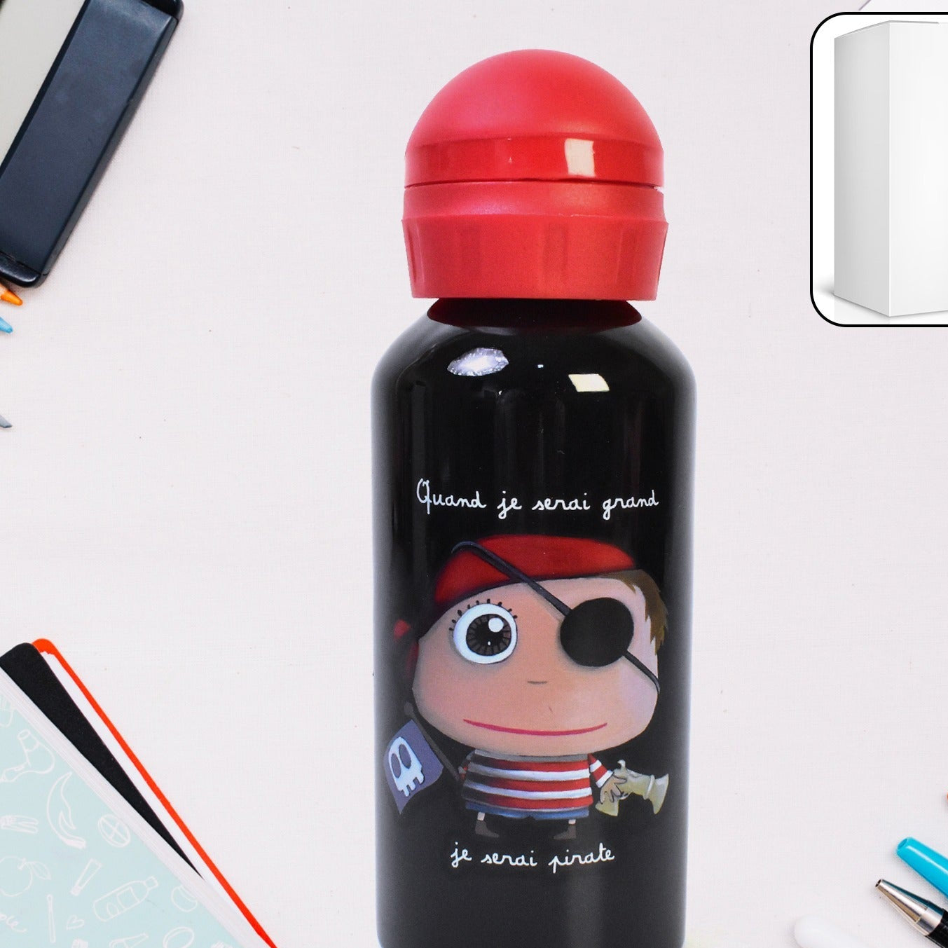 Stainless Steel Water Bottle - Insulated Leak-proof   Eco-friendly (400ml) - Happy Price - Image 1