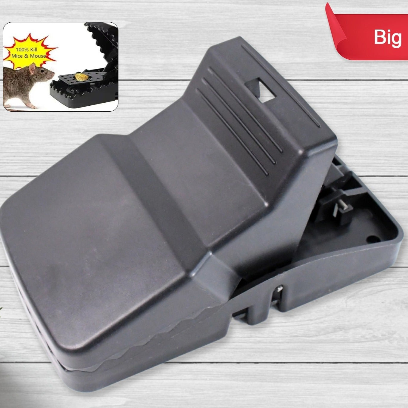 Big Mouse Trap With Extremely Highly Sensitive Trigger Mechanism (1 Pc) - Happy Price - Image 1