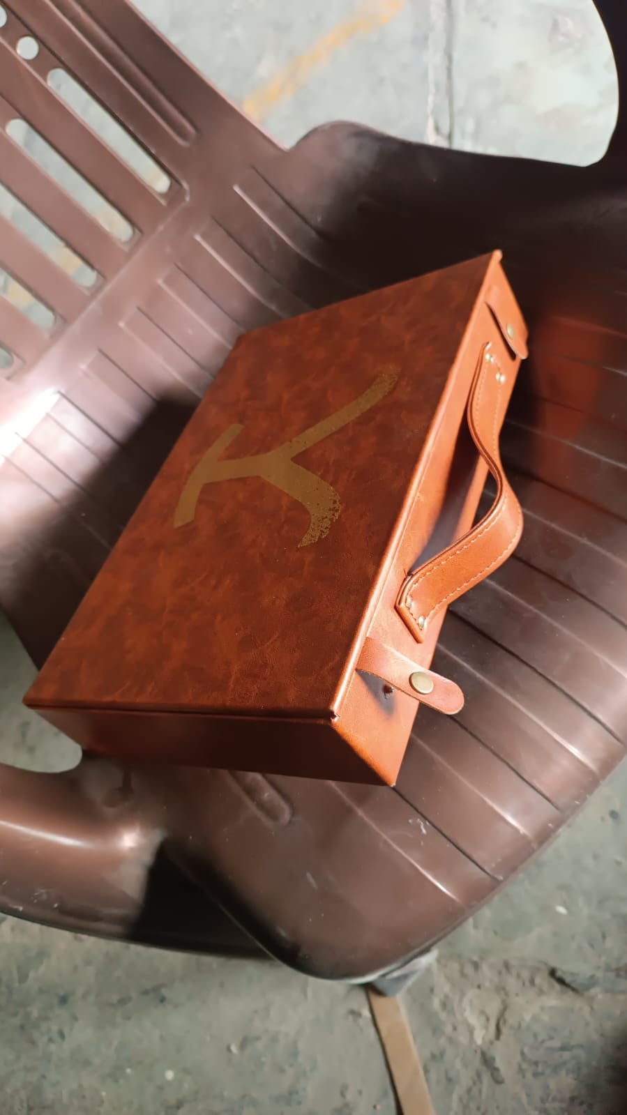 Multi Purpose Use Carrying Leather Case Briefcase (3020 Cm  1 Pc  B Grade) - Happy Price - Image 7