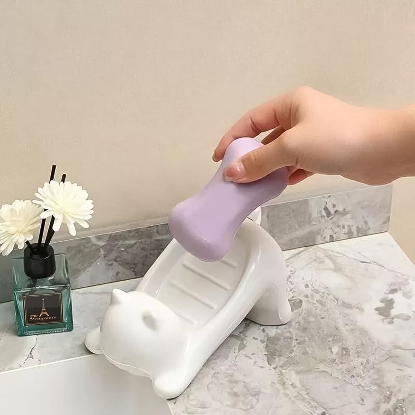 Cartoon Animal Shape Soap Dish Holder (1  Pc) - Happy Price - Image 6