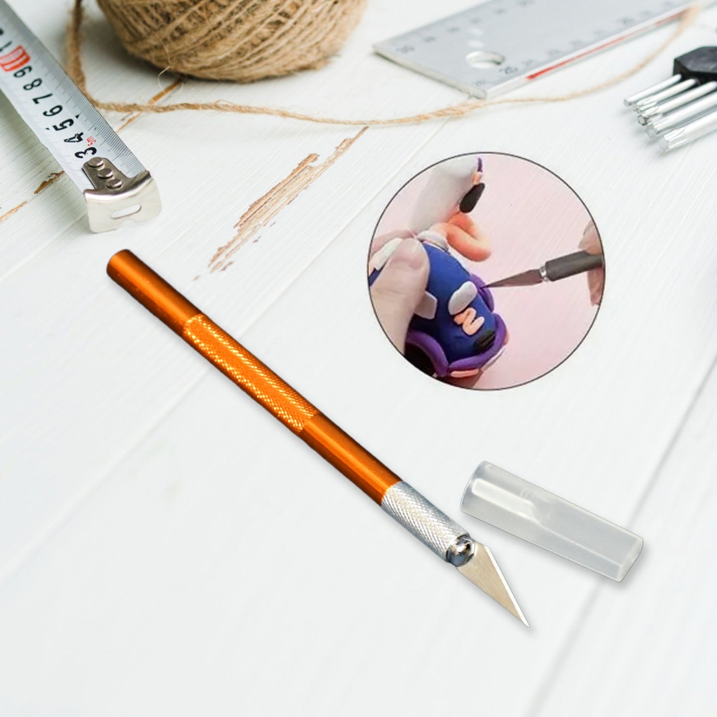 Precision Electronic Spices Hand Repair Cutting Knife With 5 Extra Sharp Blade (1 Set) - Happy Price - Image 4