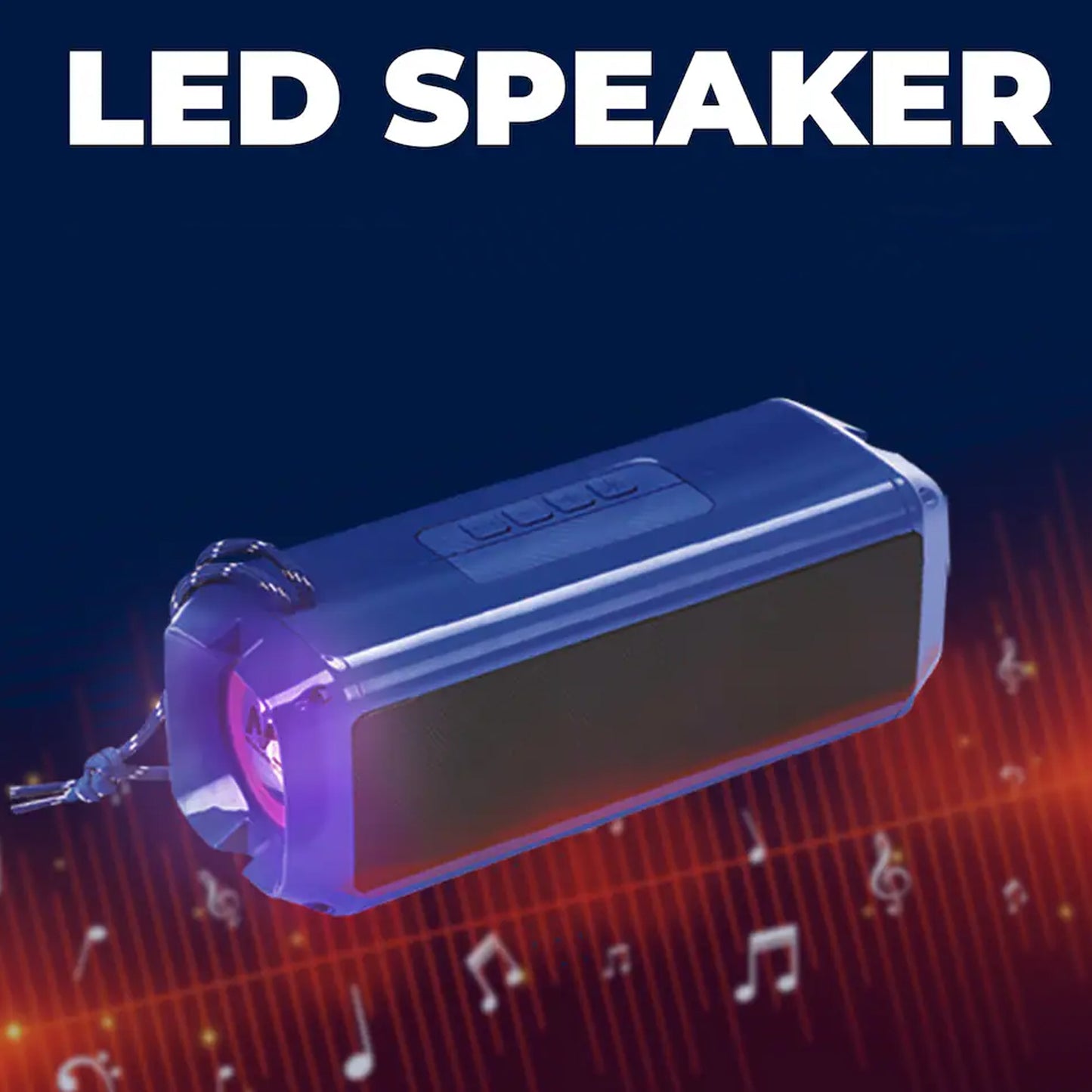 Portable Wireless Rechargeable Speaker Bluetooth Speaker (1 Pc) - Happy Price - Image 6