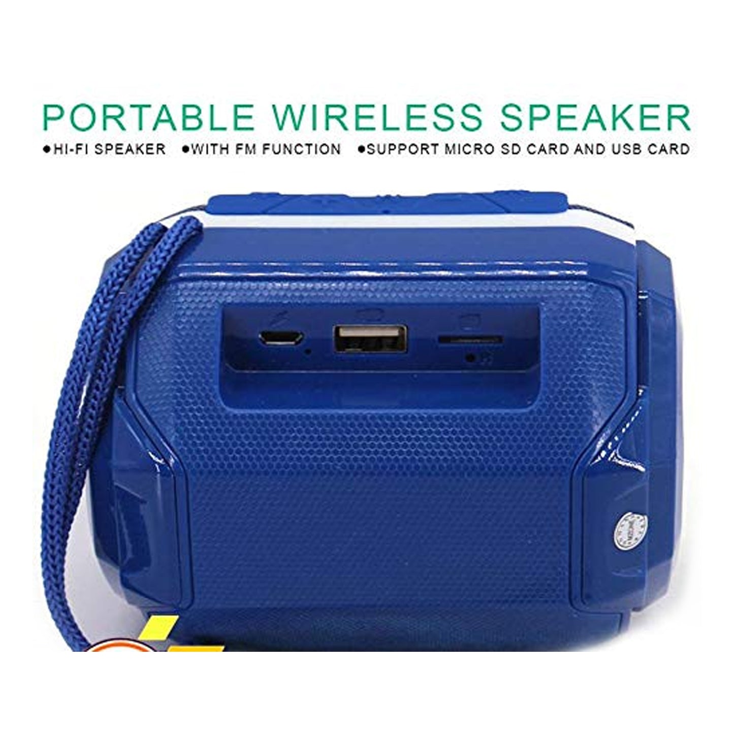 Wireless Rechargeable Portable Premium Dj Bass Multimedia Speaker - Happy Price - Image 4
