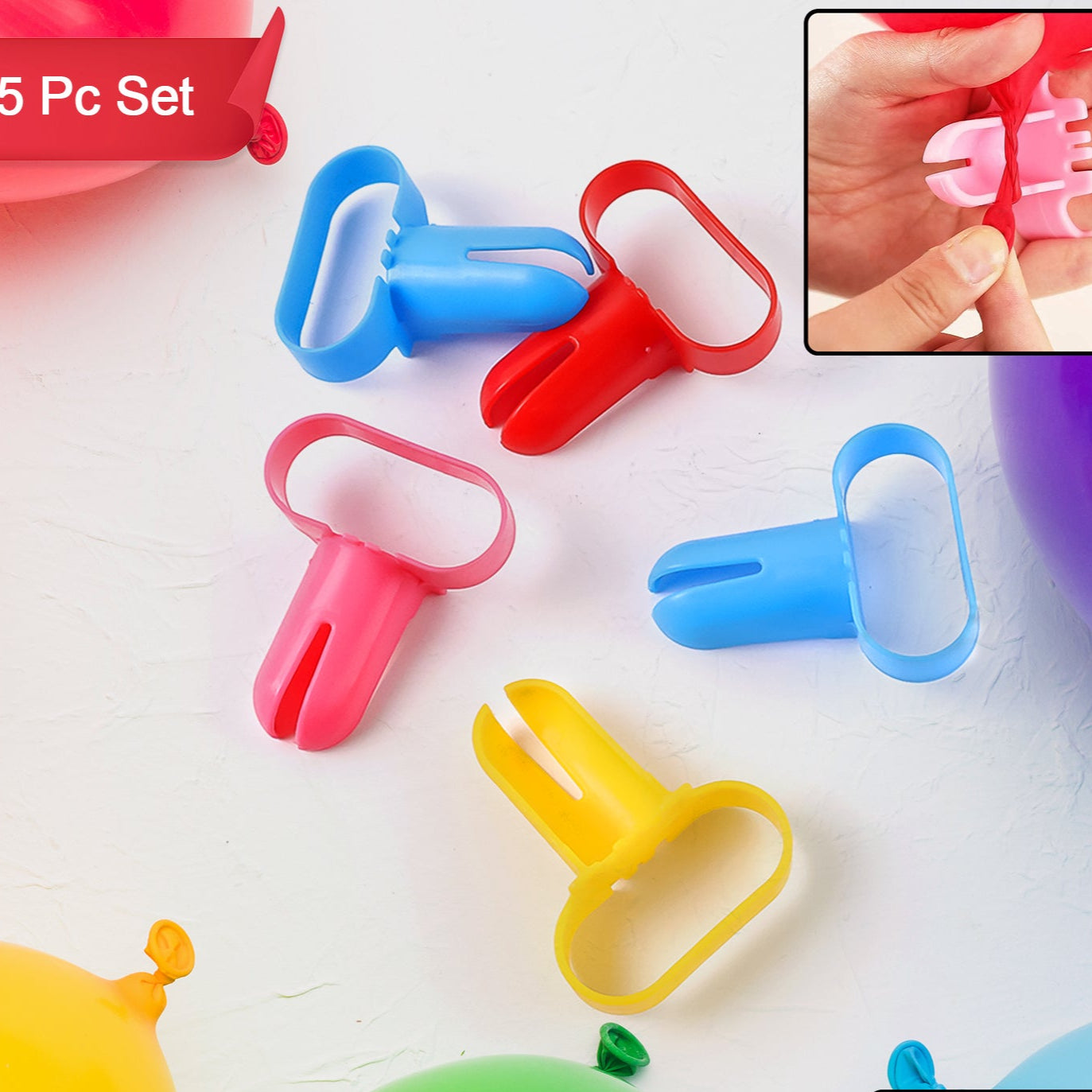 Balloon Tying Toolnbsp Device Accessory Set (5 Pc) - Happy Price - Image 1