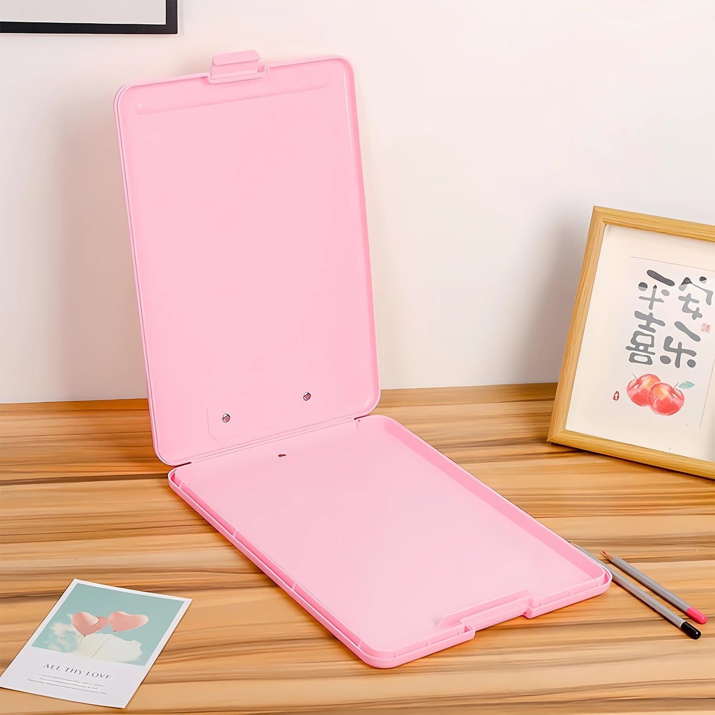 A4 Size Hard Plastic Clipboard File Folder (1 Pc) - Happy Price - Image 4
