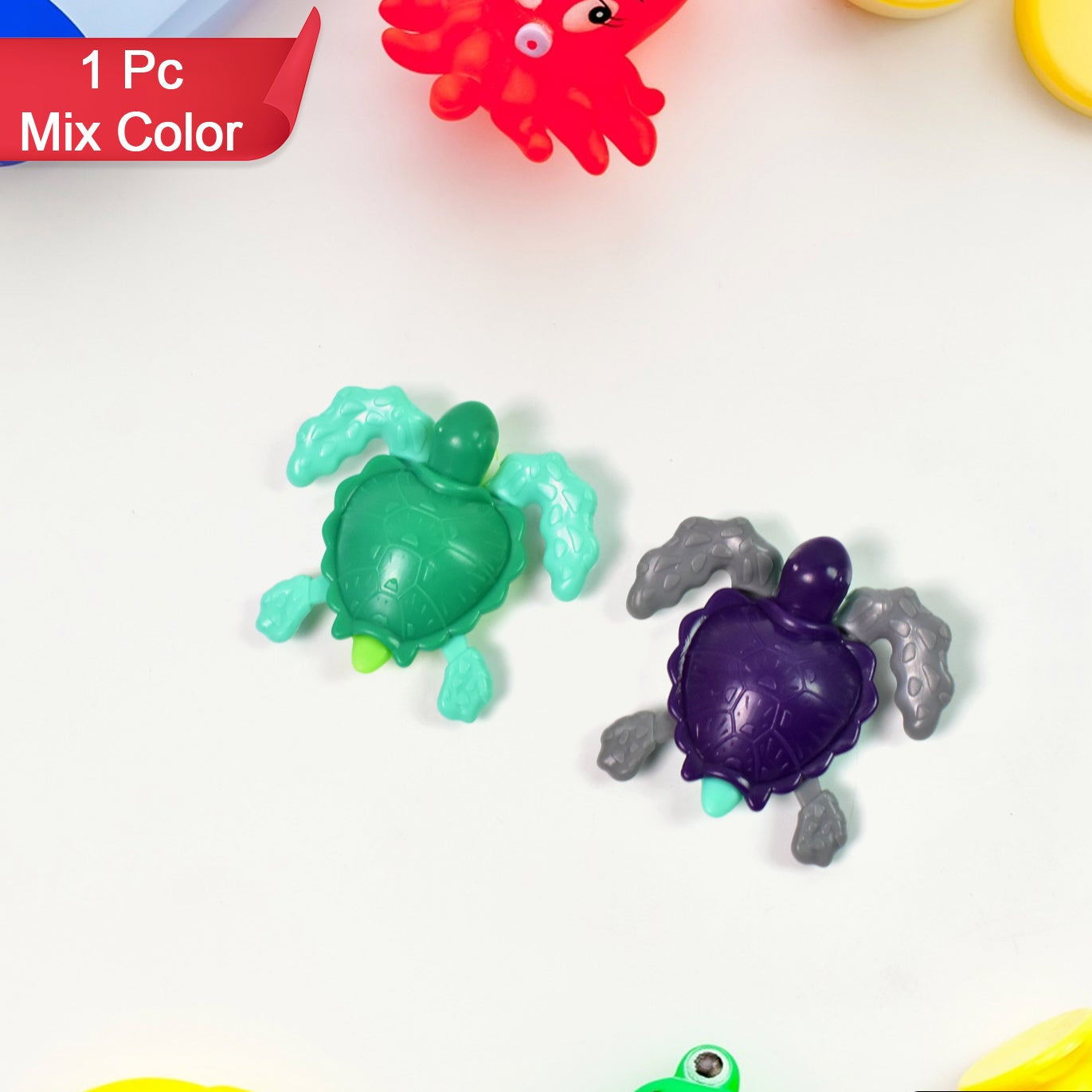 Small Diy Turtle Toy Mini Turtle Sea Turtle (1 Pc  Mix Color  Design) - Happy Price - Image 1
